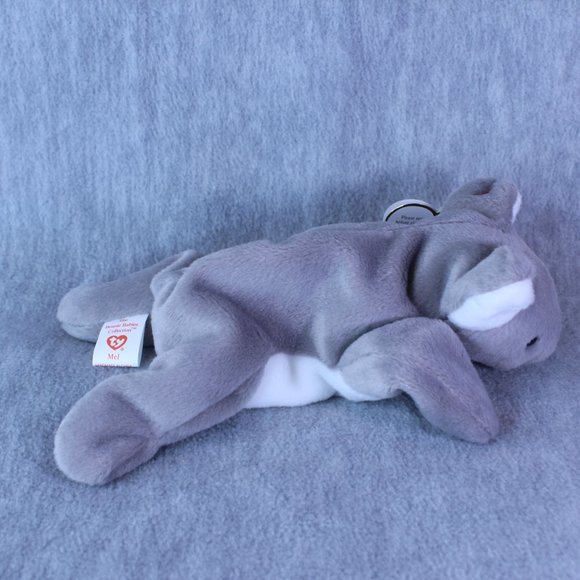TY‎ MEL the KOALA BEAR Laying Down #4162 Beanie Babies 1-15-1996 VINTAGE NWT - Picture 4 of 6
